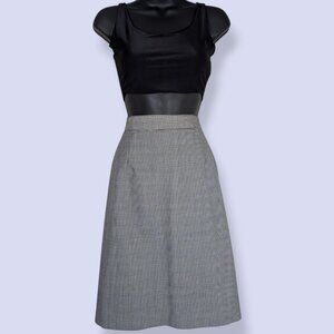 🍁Vintage Oxford Club 100% Wool Houndstooth Skirt